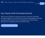 Semicolonworld.com Screenshot