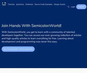 Semicolonworld.com(Free Webtools) Screenshot