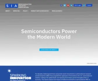 Semiconductors.org(Semiconductor Industry Association) Screenshot