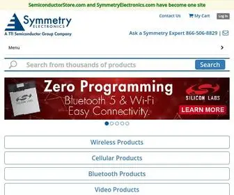 Semiconductorstore.com(Symmetry Electronics) Screenshot