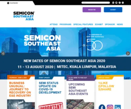 Semiconsingapore.org(Semiconsingapore) Screenshot