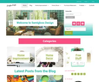 Semiglossdesign.com(Creative DIY and Home Decor Ideas) Screenshot
