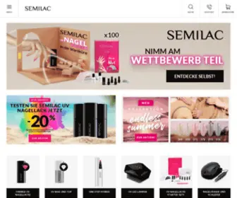 Semilac.de(Semilac Deutschland) Screenshot