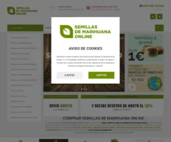 Semillasdemarihuanaonline.com(Semillas de Marihuana Online) Screenshot