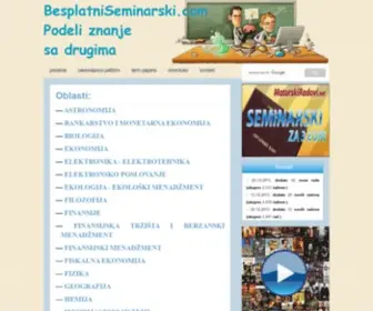 Seminarski-Diplomski.co.rs(Besplatniseminarski.com Besplatni seminarski Maturski Diplomski Maturalni) Screenshot
