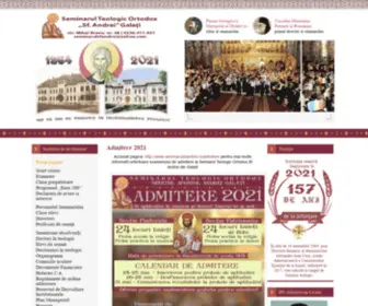 Seminarulsfandrei.ro(Seminarul Teologic "Sf) Screenshot