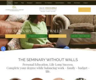 Seminary.ws(Colorado Theological Seminary School) Screenshot