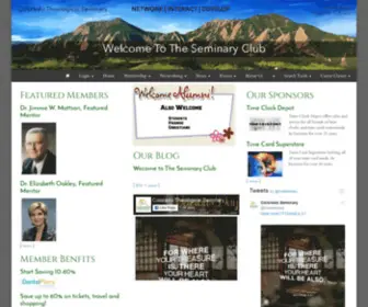 Seminaryalum.com(Colorado Theological Seminary) Screenshot