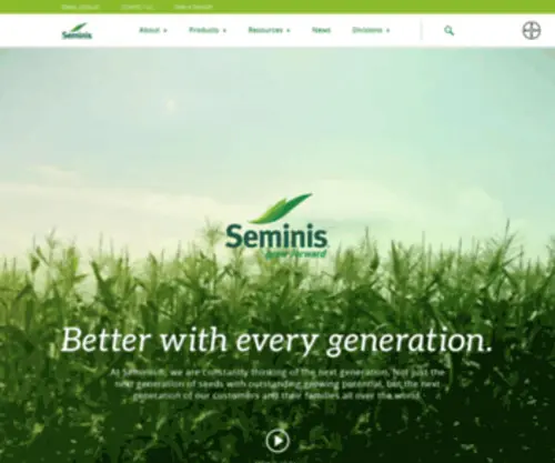 Seminis-US.com(Seminis US) Screenshot