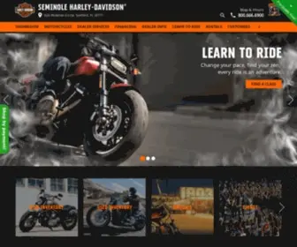 Seminoleharley.com(Seminole Harley) Screenshot