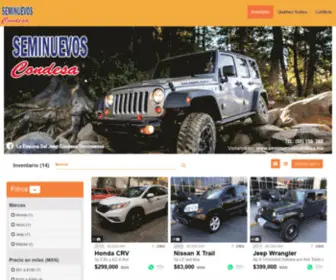 Seminuevoscondesa.com(Inventario) Screenshot