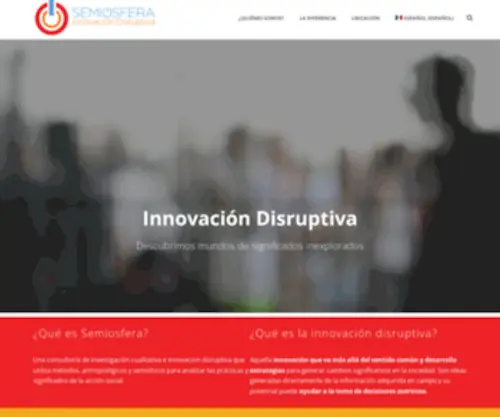 Semiosfera.com.mx(Innovación Disruptiva) Screenshot