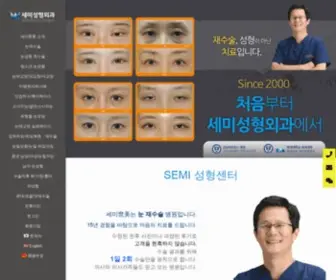 Semips.co.kr(세미성형외과) Screenshot