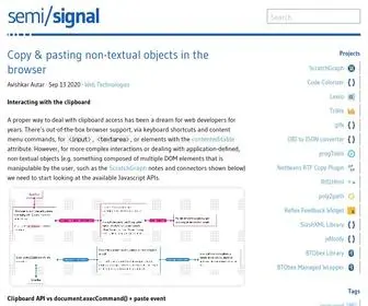 Semisignal.com(Semi/signal) Screenshot