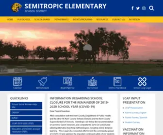 Semitropicschool.org(Semitropic Elementary School District) Screenshot