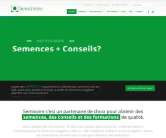 Semivoire.com(Produits agricoles) Screenshot