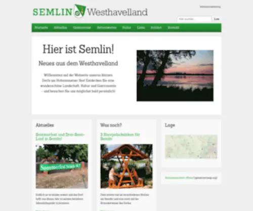 Semlin.de(Dorfgeschichten) Screenshot
