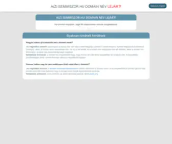 Semmiszor.hu(Végleges) Screenshot