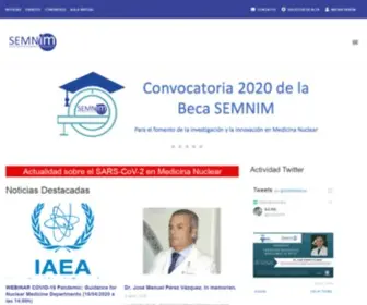 Semnim.es(Sociedad Española de Medicina Nuclear e Imagen Molecular) Screenshot