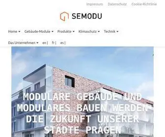 Semodu.com(Modulares Bauen schafft Wohnraum in Premium Qualität) Screenshot
