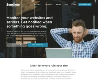 Semonto.com(Website Monitoring Tool) Screenshot