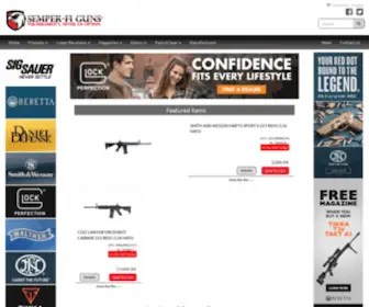 Semperfiguns.com(GUN STOREGUNS) Screenshot