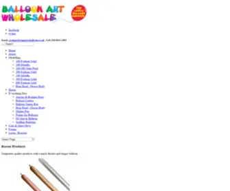 Sempertexballoons.co.uk(Qualatex Balloons) Screenshot