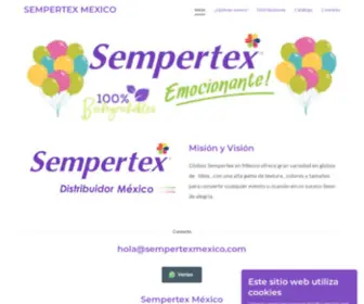 Sempertexmexico.com(SEMPERTEX MEXICO) Screenshot