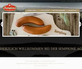 Sempione.ch(Home) Screenshot