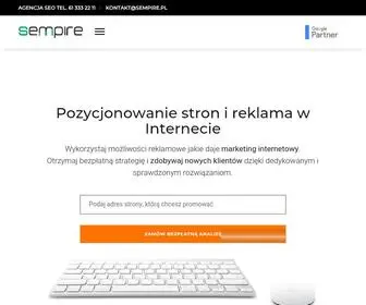 Sempire.pl(Pozycjonowanie stron (SEO)) Screenshot