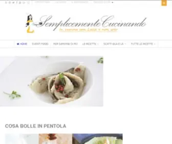 Semplicementecucinando.it(Semplicemente Cucinando In Cucina con Lalla) Screenshot