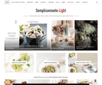 Semplicementelight.com(Ricette di cucina dietetica) Screenshot
