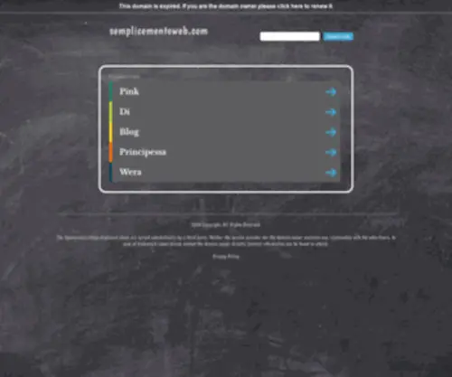 Semplicementeweb.com(Realizzazione siti internet) Screenshot
