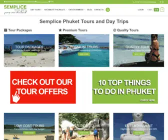 Semplicephuket.com(Phuket tours and day trips) Screenshot