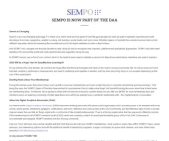 Sempo.org(Search Engine Marketing Professionals Organization) Screenshot