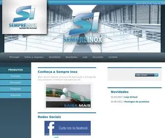 Sempreinox.com.br(Sempre Inox) Screenshot