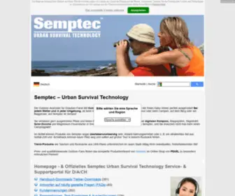 Semptec.com(Homepage) Screenshot