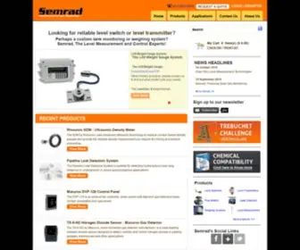 Semrad.com.au(Level Instrumentation and Process Control Products) Screenshot