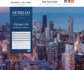 Semradlaw.com(Chicago Bankruptcy Attorney) Screenshot