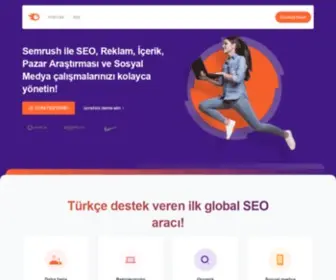 Semrush.com.tr(Semrush Türkiye) Screenshot