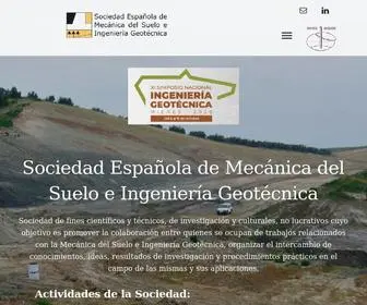Semsig.org(SOCIEDAD ESPAÑOLA DE MECÁNICA DEL SUELO) Screenshot