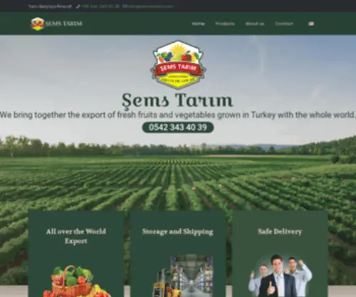 Semstarim.com(Şems Tarım Gıda) Screenshot