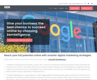 Semtelligence.com(Give Your Business the Best Chance to Succeed Online) Screenshot