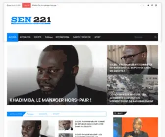 Sen221.com(Toute l'information du Senegal en temps réel) Screenshot