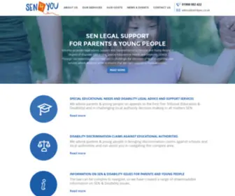 Sen4You.co.uk(SEN Solicitors) Screenshot