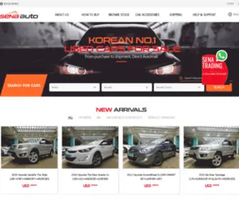 Senaauto.kr(KOREAN USED CAR FOR SALE) Screenshot