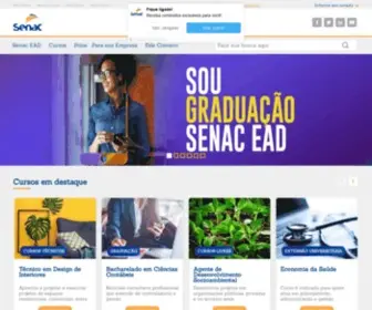 Senacead.com.br(Cursos de Formação e Aperfeicoamento) Screenshot
