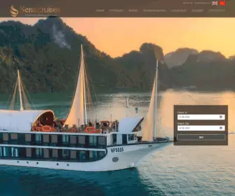 Senacruises.com(Sena Cruises Ha Long Official Website) Screenshot