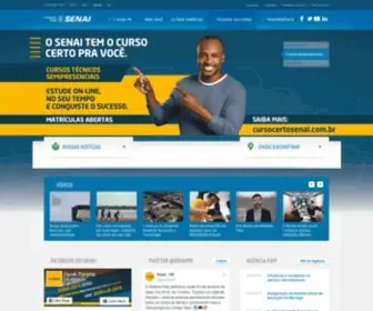 Senaipr.org.br(Senai Paraná) Screenshot