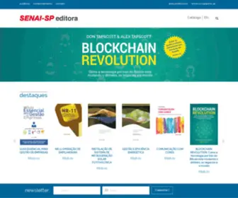 Senaispeditora.com.br(SENAI-SP Editora) Screenshot